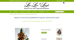 Desktop Screenshot of liveloveandlaugh.com